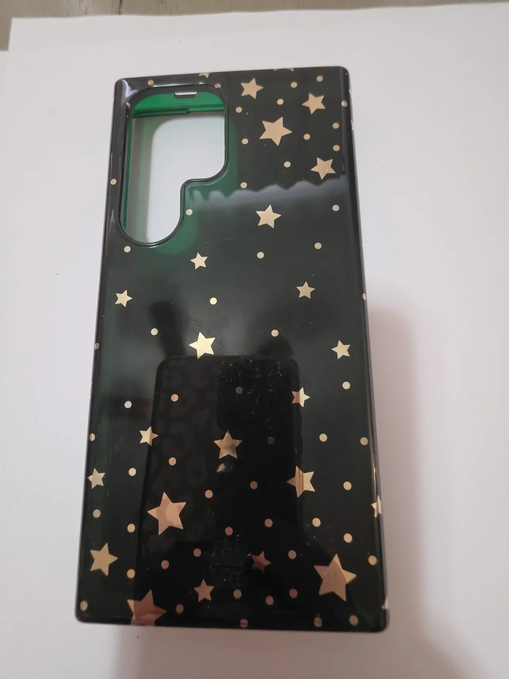 Velvet Caviar Black Phone Case with Gold Stars Samsung S24 Ulta